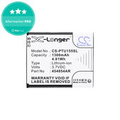 Батерия за Panasonic Kx-Tu150, Kx-Tu150exr, 1300mAh, Li-Ion, 3.7V, 454854AR, HQ
