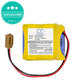 Батерия за Fanuc 18-T Series Programmable Logic, 2400mAh, Li-MnO2, 6V, BR-2/3AGCT4A, HQ