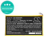 Батерия за Acer Iconia One 10 B3-A40, 6000mAh, Li-Pol, 3.7V, PR-279594N, HQ