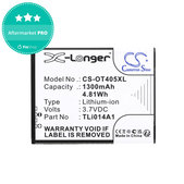 Батерия за Alcatel OneTouch Evolve, 1300mAh, Li-Ion, 3.7V, TLi014A1, HQ