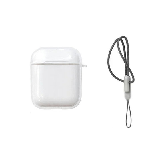 Силиконов калъф за AirPods 1 and 2, Прозрачен