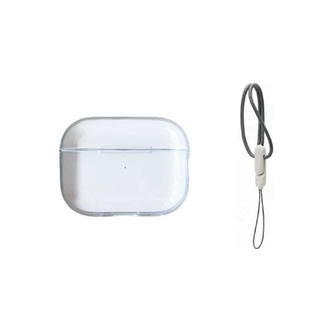 Силиконов калъф за AirPods Pro 2, Прозрачен