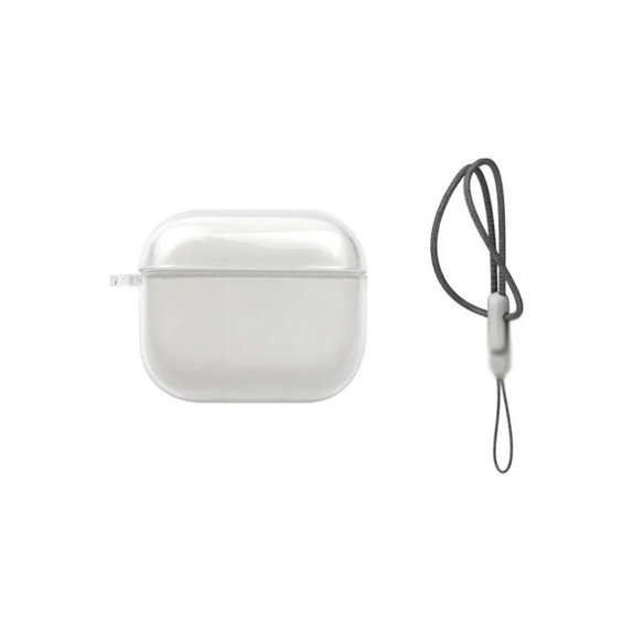 Силиконов калъф за AirPods 4, Прозрачен