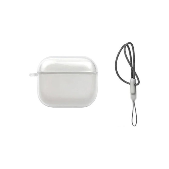 Силиконов калъф за AirPods 4, Прозрачен