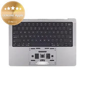 Горен корпус с клавиатура за MacBook Pro 14", A2918 (2023), с US клавиатура и батерия, Space Gray, 661-35708, Genuine Apple
