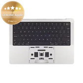Горен корпус с клавиатура за MacBook Pro 14", A2918 (2023), с US клавиатура и батерия, Silver, 661-35709, Genuine Apple