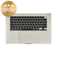 Горен корпус с клавиатура за MacBook Air 15", A3114 (2024), с US клавиатура и батерия, Starlight, 661-40268, Genuine Apple