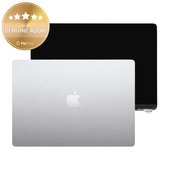 LCD дисплей за MacBook Air 13", A3113 (2024), с предно стъкло и капак, Silver, 661-40279, Genuine Apple