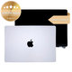 LCD дисплей за MacBook Pro 14", A3112, A3185 (2024), с предно стъкло и капак, Nano-Texture, Silver, 661-41793, Genuine Apple