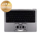Горен корпус с клавиатура за MacBook Pro 14", A3112 (2024), с US клавиатура и батерия, Space Black, 661-42518, Genuine Apple