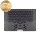 Горен корпус с клавиатура за MacBook Pro 16", A3403 (2024), с US клавиатура и батерия, Space Black, 661-42823, Genuine Apple