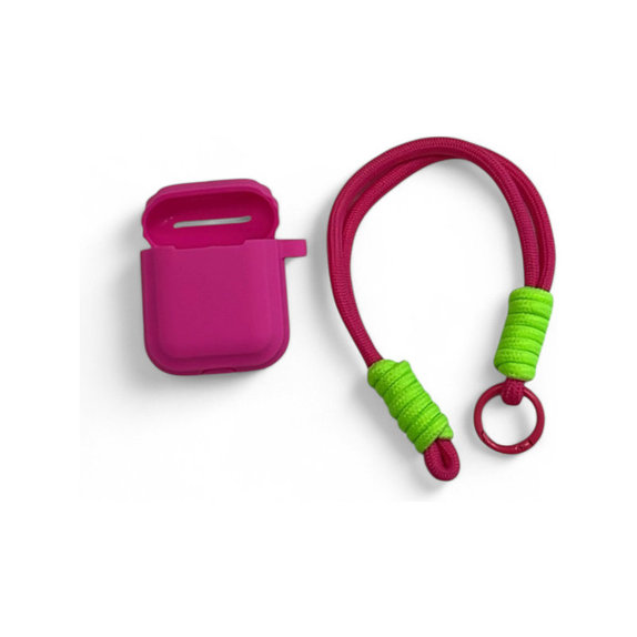 Силиконов калъф за AirPods 1 и 2, Light Pink