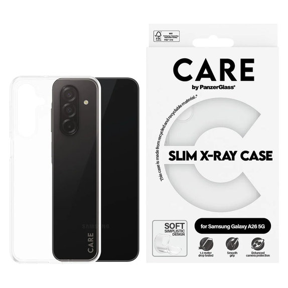 Калъф X-Ray за Samsung Galaxy A26 5G, Прозрачно, PanzerGlass
