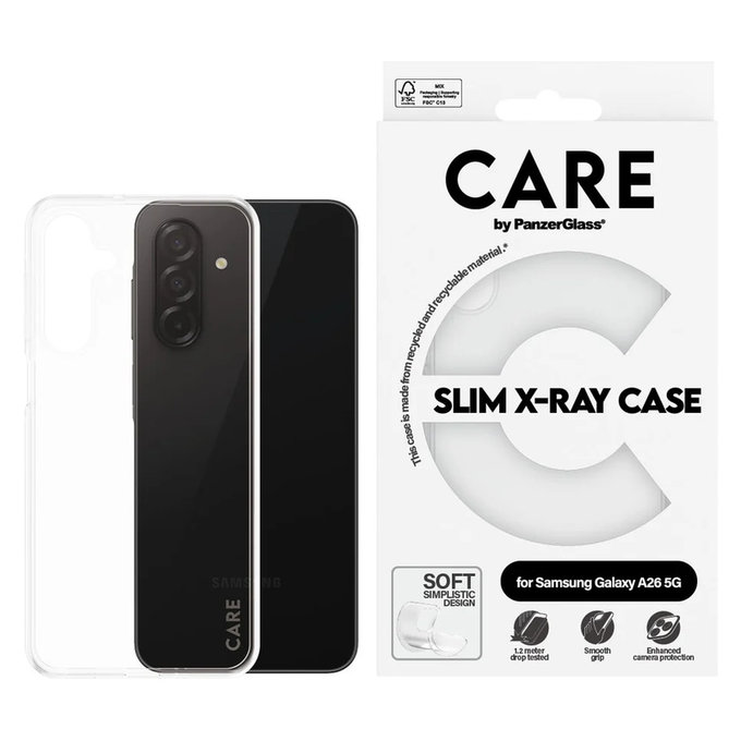 Калъф X-Ray за Samsung Galaxy A26 5G, Прозрачно, PanzerGlass