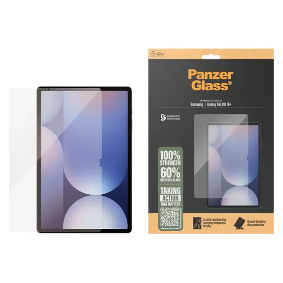 Закалено стъкло UWF за Samsung Galaxy Tab S10 FE+, Прозрачно, PanzerGlass