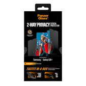 UWF 2-Way Privacy закалено стъкло с FASTFIT In-A-Box за Samsung Galaxy S26+, прозрачно, clear, PanzerGlass
