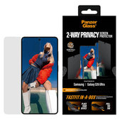 Закалено стъкло UWF 2-Way Privacy с FASTFIT In-A-Box за Samsung Galaxy S26 Ultra, Прозрачно, PanzerGlass