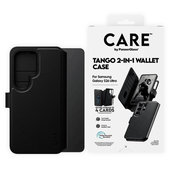 Калъф Wallet Tango Two-In-One с QI за Samsung S26 Ultra, Черно, CARE