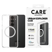 Калъф Urban Explorer с бяло QI за Samsung Galaxy S26+, Прозрачно, PanzerGlass