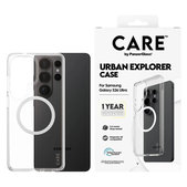 Калъф Urban Explorer с бяло QI за Samsung Galaxy S26 Ultra, Прозрачно, PanzerGlass