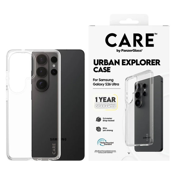 Калъф Urban Explorer за Samsung Galaxy S26 Ultra, Transaparentná, PanzerGlass
