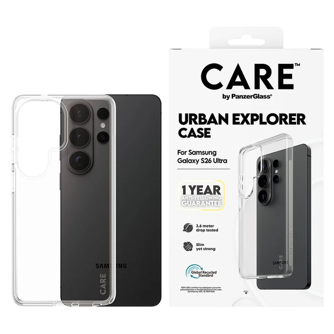 Калъф Urban Explorer за Samsung Galaxy S26 Ultra, Transaparentná, PanzerGlass