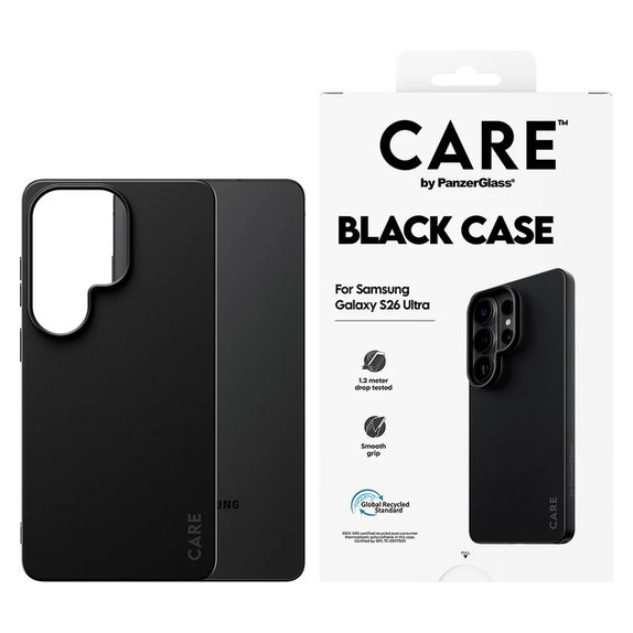 Калъф TPU за Samsung Galaxy S26 Ultra, Черно, PanzerGlass