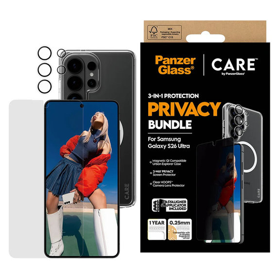 Bundle Privacy 3 в 1 за Samsung Galaxy S26 Ultra, PanzerGlass