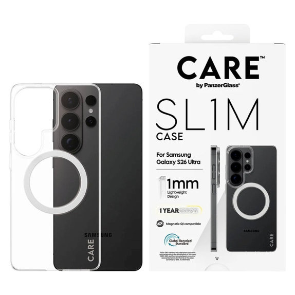 Калъф SL1M за Samsung Galaxy S26 Ultra, Прозрачен, Transparent, PanzerGlass