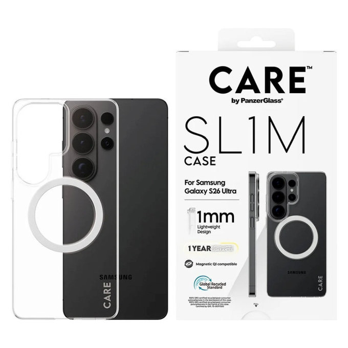 Калъф SL1M за Samsung Galaxy S26 Ultra, Прозрачен, Transparent, PanzerGlass