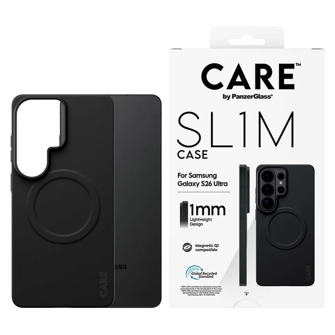 Калъф SL1M за Samsung Galaxy S26 Ultra, Черно, PanzerGlass