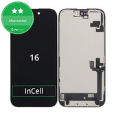 Дисплей In-Cell HD+ за iPhone 16, Тъчскрийн с рамка