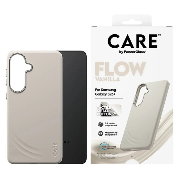 Калъф FLOW с QI за Samsung Galaxy S26+, Vanilla, PanzerGlass