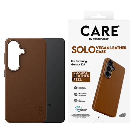 Калъф Solo за Samsung Galaxy S26, Hnedé, PanzerGlass