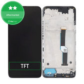 дисплей за Motorola One Fusion Plus, Тъчскрийн и рамка, черен, Black, TFT