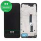 дисплей за Motorola One Fusion Plus, Тъчскрийн и рамка, черен, Black, TFT