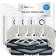 Комплект резервни части за Ecovacs T20, T20 Max, T20 Pro (2x Основна четка, 4x Филтър, 4x Странична четка – бяла, 8x Моп кърпа, 4x Торба за прах)