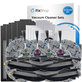 Комплект резервни части за Ecovacs X1 Omni, T10 (2x Основна четка, 4x Филтър, 4x Странична четка, 8x Моп кърпа, 4x Торба за прах)