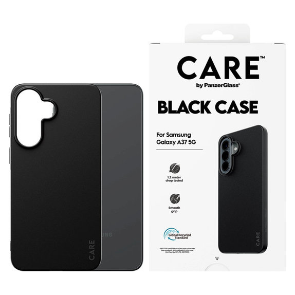 Калъф TPU за Samsung A37, Черно, CARE