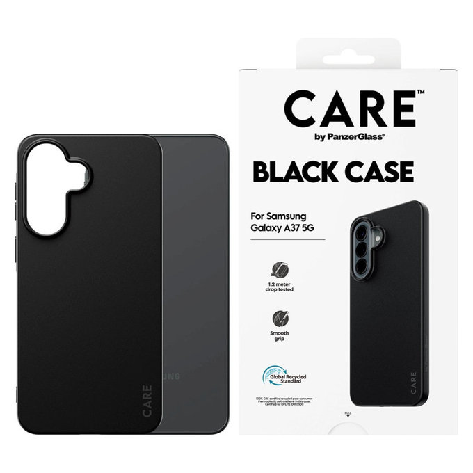 Калъф TPU за Samsung A37, Черно, CARE