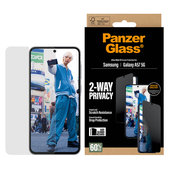 Закалено стъкло UWF Privacy с апликатор за Samsung Galaxy A57, Прозрачно, PanzerGlass