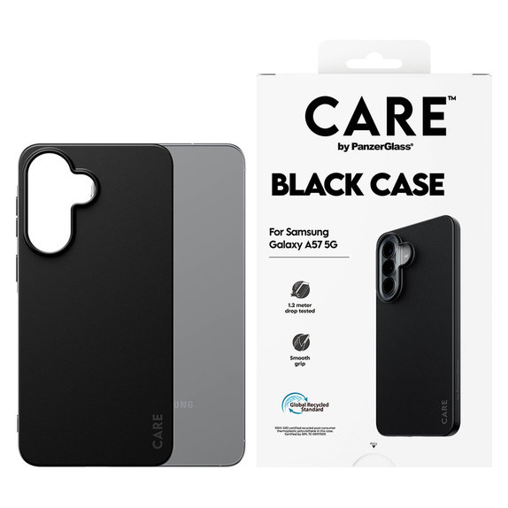 Калъф TPU за Samsung Galaxy A57, Черно, PanzerGlass
