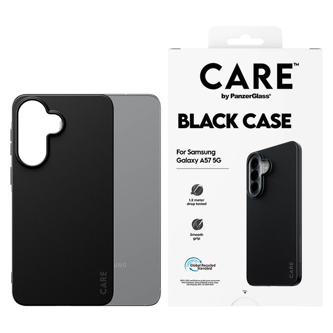 Калъф TPU за Samsung Galaxy A57, Черно, PanzerGlass