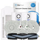 Комплект резервни части за Ecovacs T20, T20 Max, T20 Pro (1x Основна четка, 2x Филтър, 2x Странична четка – бяла, 4x Моп кърпа, 2x Торба за прах)