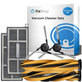 Комплект резервни части за Mova Z60 Ultra Roller (1 чифт основни четки, 2x Филтър, 2x Странична четка)