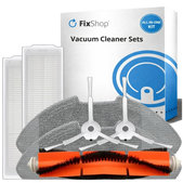 Комплект резервни части за Xiaomi Mi Robot Vacuum Mop 2 Pro, 2 Lite (1x Основна четка, 2x Филтър, 2x Странична четка, 2x Моп кърпа)