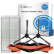 Комплект резервни части за Xiaomi Viomi V2, V2 Pro, V3, SE, Mi Robot Vacuum Mop Pro (P), 2S (1x Основна четка, 2x Филтър, 2x Странична четка)