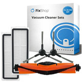 Комплект резервни части за Xiaomi Robot Vacuum X20 Max, X20 Pro (1x Основна четка, 2x Филтър, 2x Странична четка)