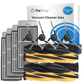 Комплект резервни части за Dreame X50 Ultra, L50 Ultra, L40s Ultra, L40s Pro Ultra, X50 Master, Mova V50 (2 чифта основни четки, 4x Филтър, 4x Странична четка)
