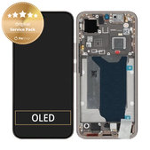 Дисплей за Xiaomi 15T Pro 5G, Mocha Gold, Тъчскрийн с рамка, 5600060O12U00, Genuine Service Pack